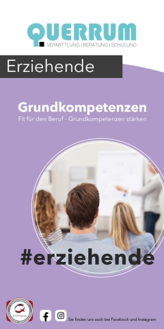 Grundkompetenzen - Erziehende<br>Fit für den Beruf - Grundkompetenzen stärken
