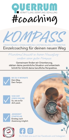KOMPASS<br>ORIENTIERUNG • STABILISIERUNG • ENTWICKLUNG • PERSPEKTIVE KOMPASS<br>ORIENTIERUNG • STABILISIERUNG • ENTWICKLUNG • PERSPEKTIVE